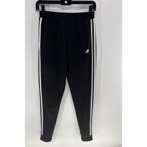 Adidas Youth size XL 16 Black/White Polyester Joggers